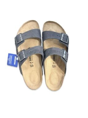 Birkenstock Arizona Men's Double-Strap Sandals in Slate Gray